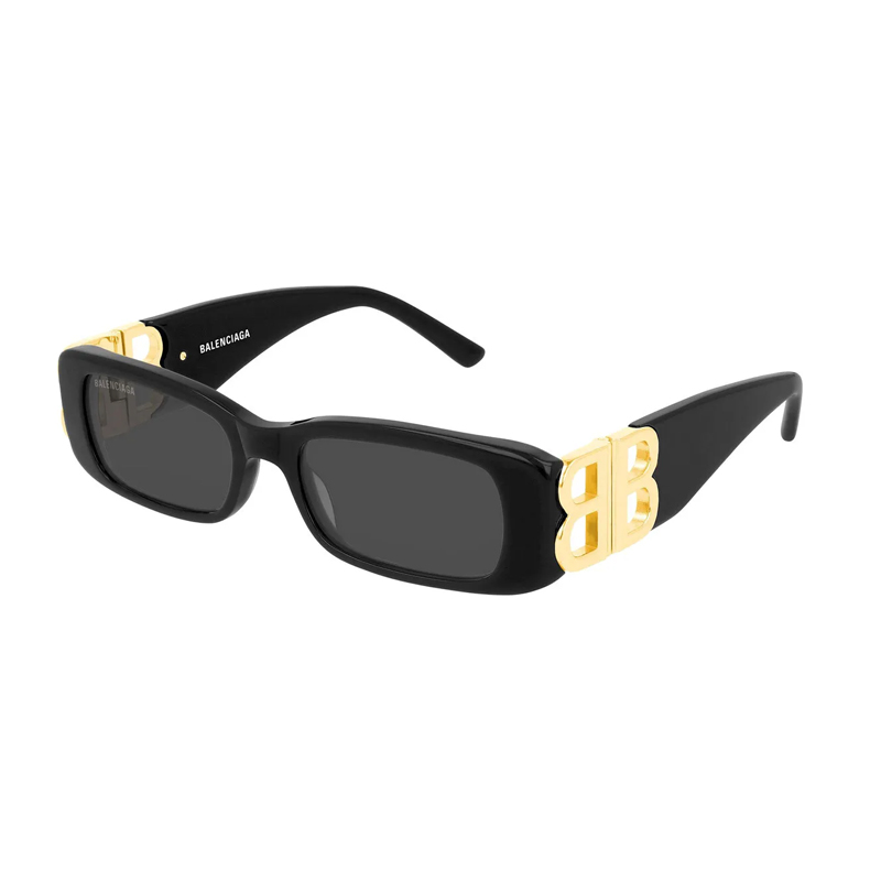 Balenciaga – BB0096S 51 Grey & Black Sunglasses