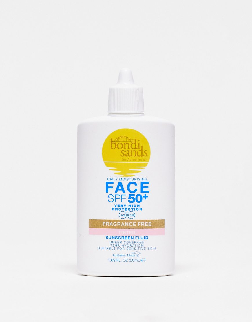 Bondi Sands SPF 50+ Fragrance Free Tinted Face Fluid-No Colour