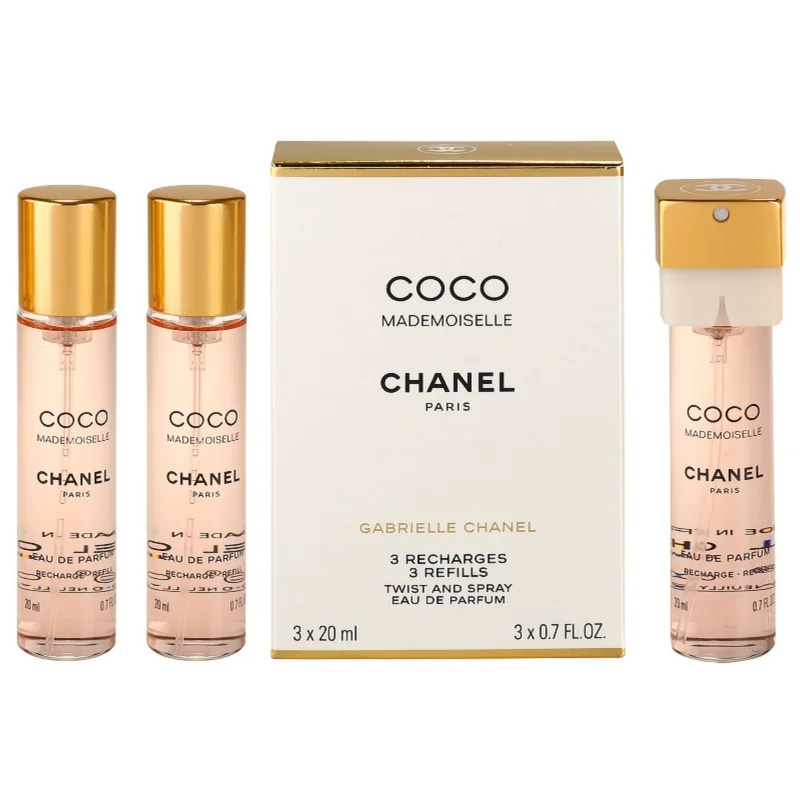 Chanel – Coco Mademoiselle Eau De Toilette Twist & Spray (3x20ml)