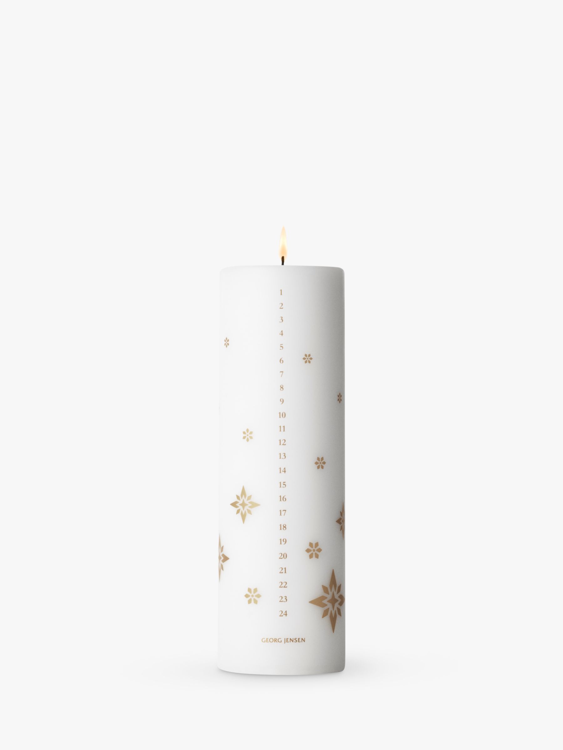 Georg Jensen 2024 Christmas Collectibles Advent Candle, Gold