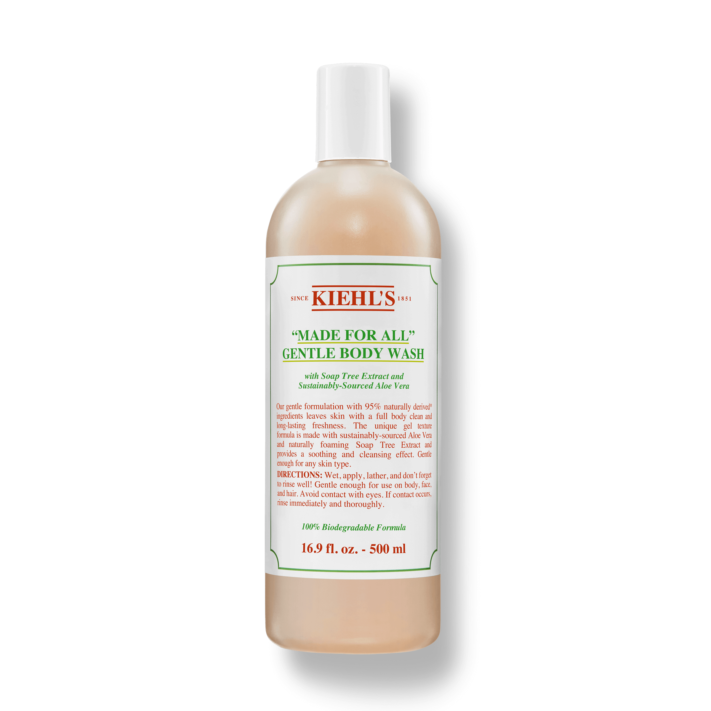 Kiehl’s “Made For ALL” Gentle Body Cleanser