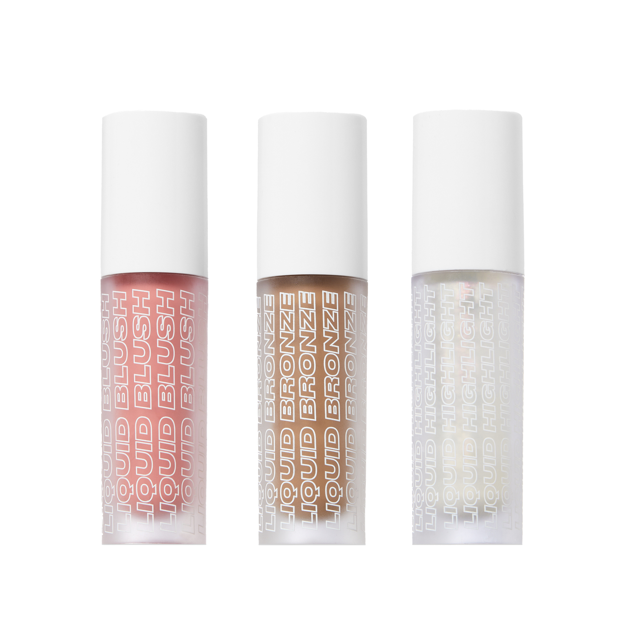 By BEAUTY BAY Liquid Cream Cheek Trio – Peaches, Walnut, Disco