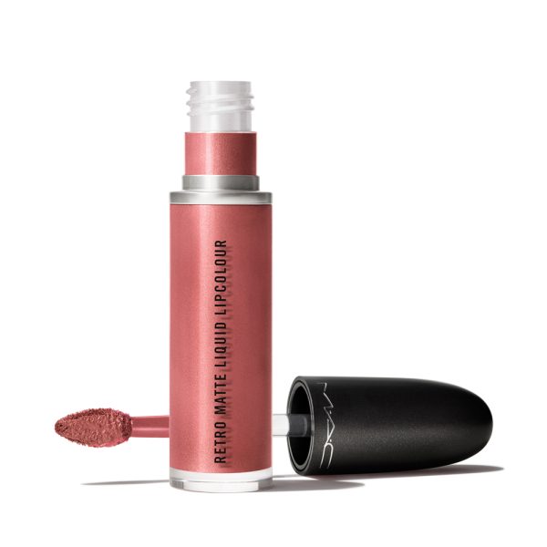 MAC - Retro Matte Liquid Lipcolour Metallic - Gemz & Roses (5ml)