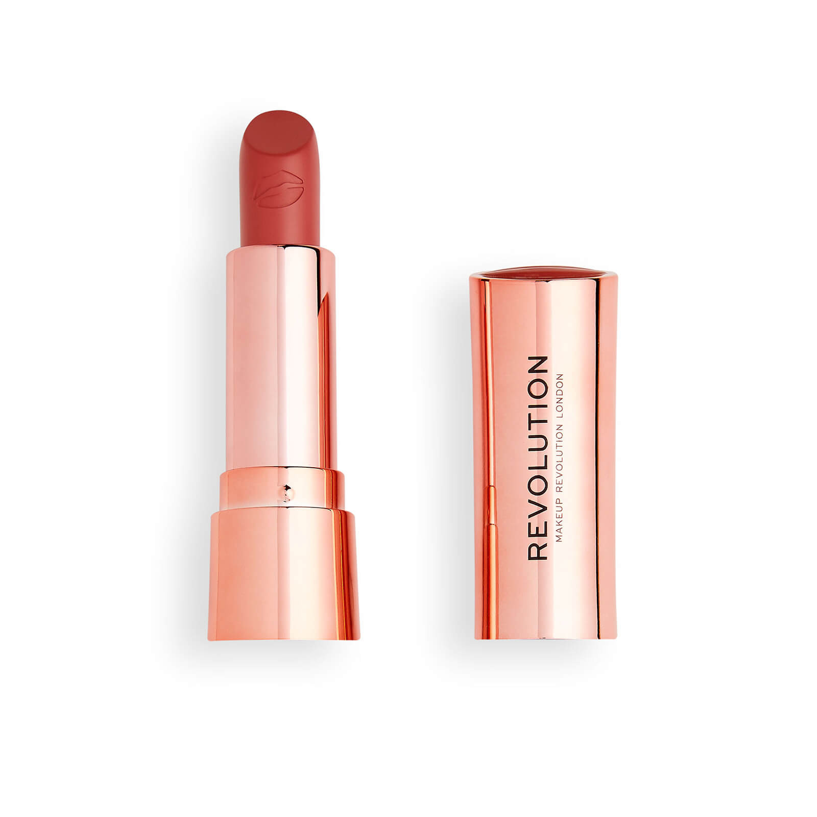 Makeup Revolution Satin Kiss Lipstick (Various Shades) – White Wedding