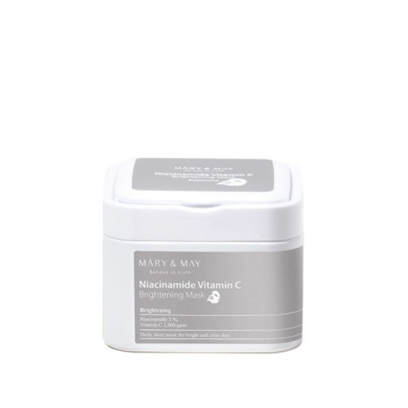 Mary & May – Niacinamide Vitamin C Brightening Mask (30pcs)