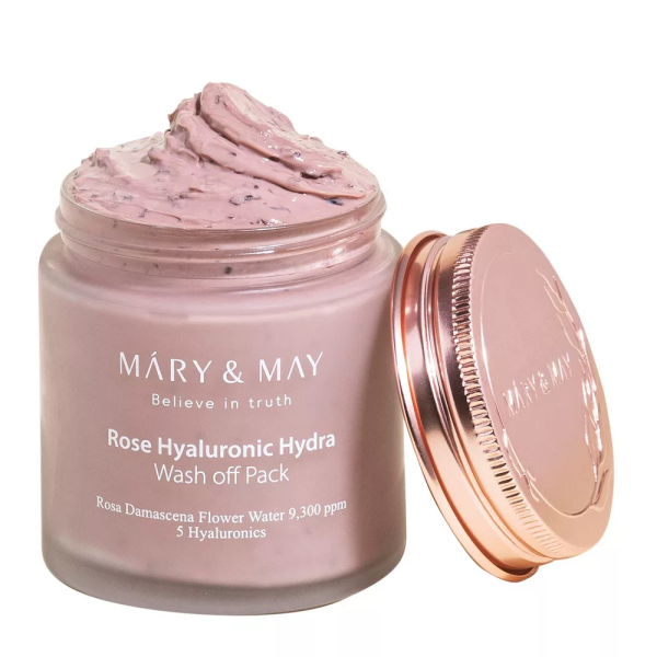 Mary & May - Rose Hyaluronic Hydra Wash Off Pack (125g)
