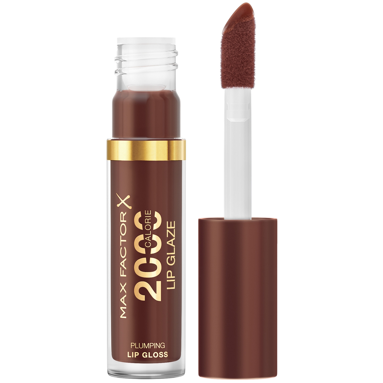 Max Factor 2000 Calorie Lip Glaze Full Shine Tinted Lip Gloss 4.4ml (Various Shades) – Chocolate Glow