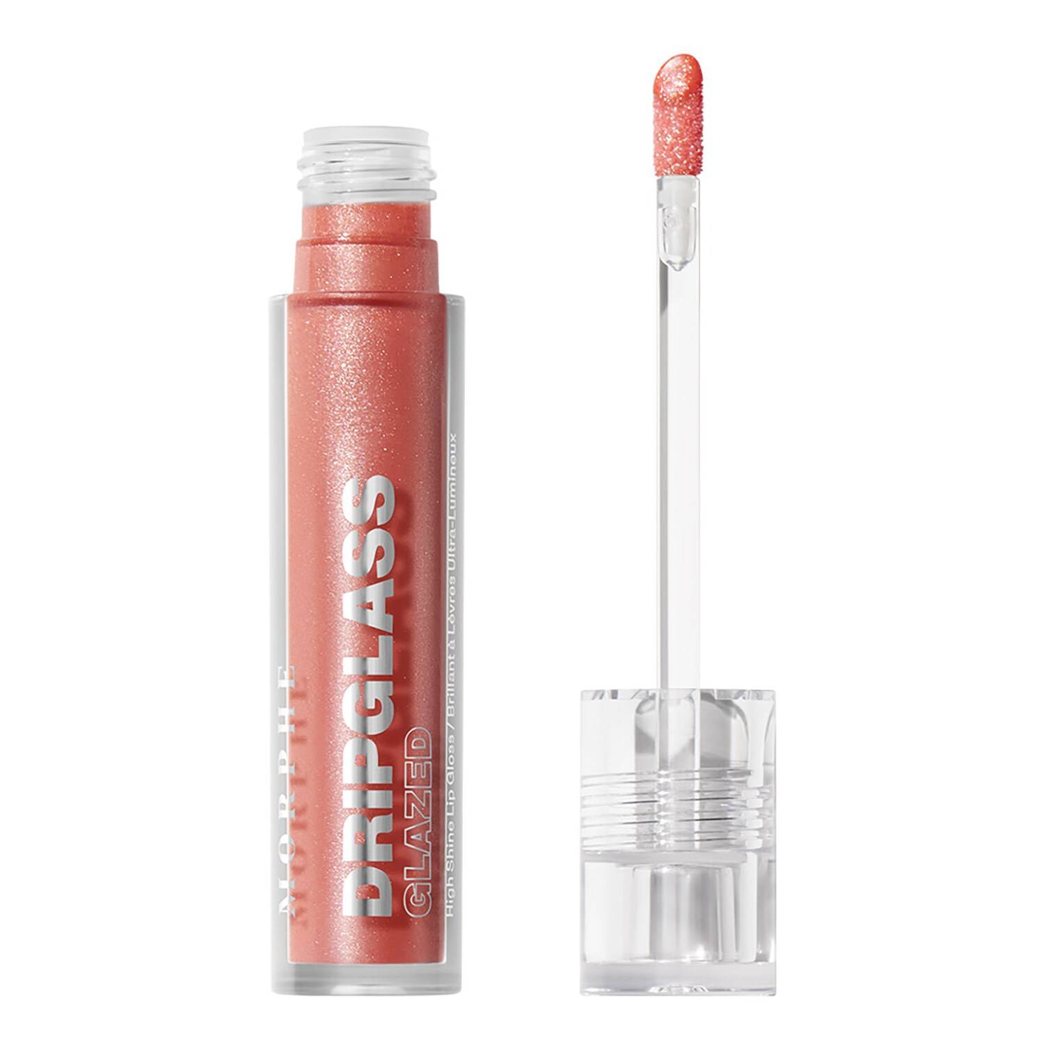 Morphe Aurascape Dripglass Glazed Highshine Pearlized Lip Gloss 3.8Ml Cosmic Coral