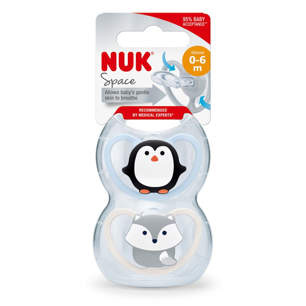 NUK – Space Soother Damaged (2 Pack)