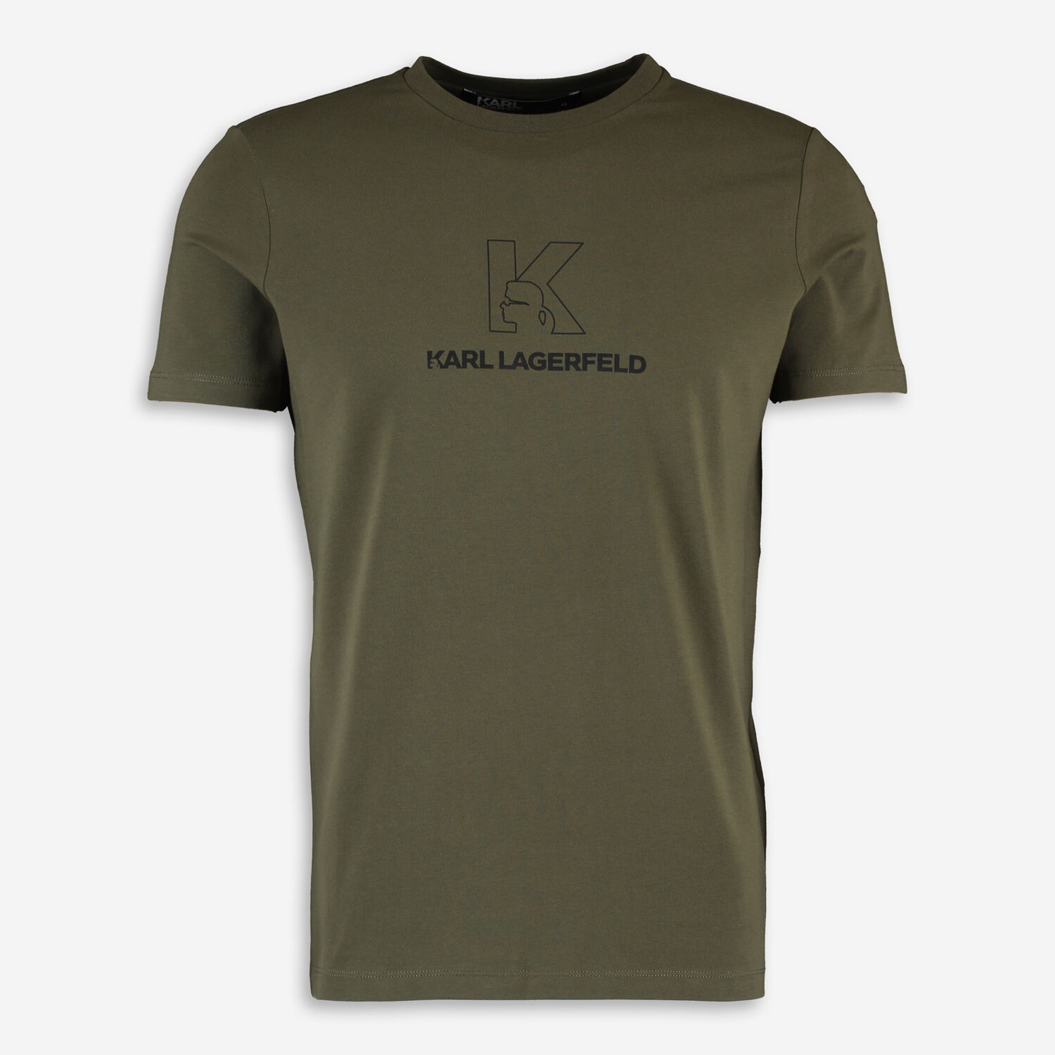 Olive Green Crew Neck T Shirt