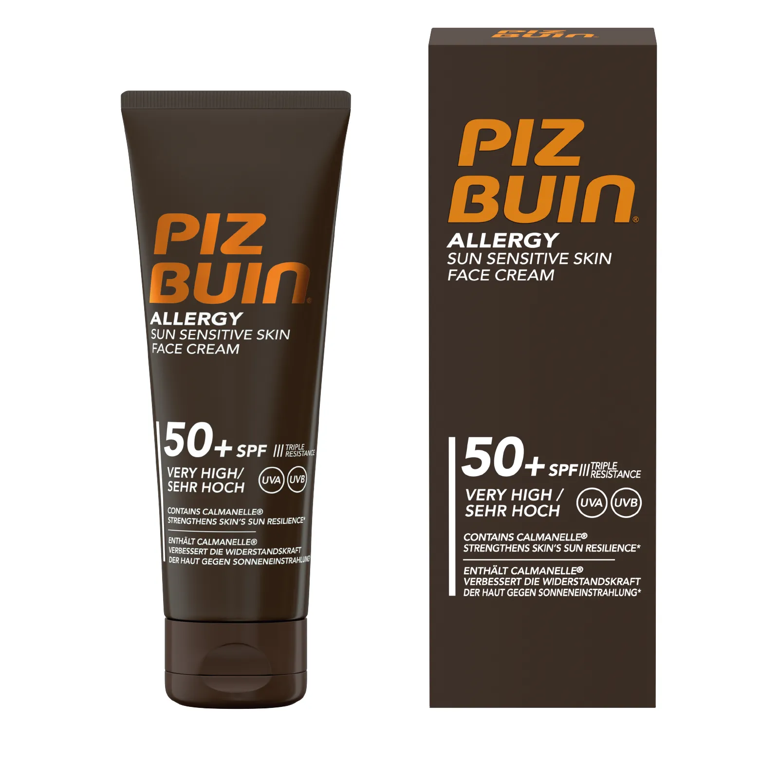 Piz Buin – Allergy Sun Sensitive Skin Face Cream Spf50+ (50ml)