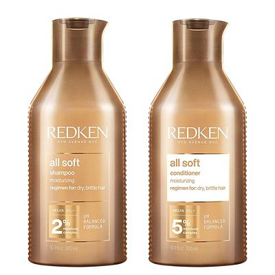 REDKEN All Soft Shampoo And Condtioner Hydrating Bundle For Dry Hair