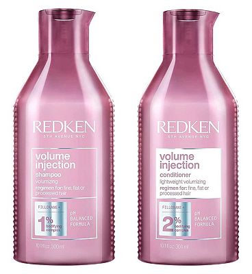 REDKEN Volume Injection Shampoo And Conditioner Duo For Fine Flat Hair