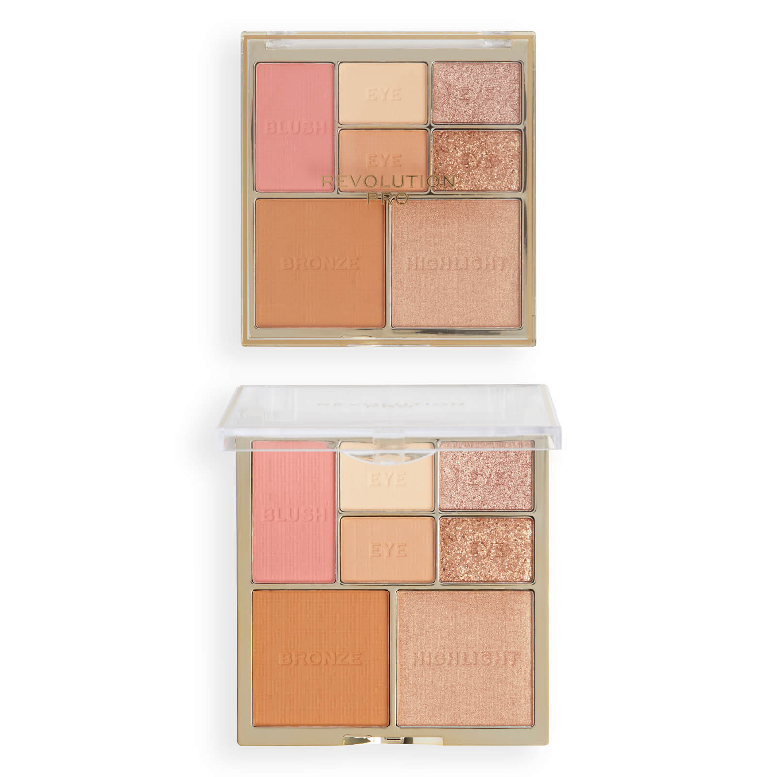 Revolution Pro Iconic Eye & Cheek Palette 12g (Various Shades) – Light/Medium