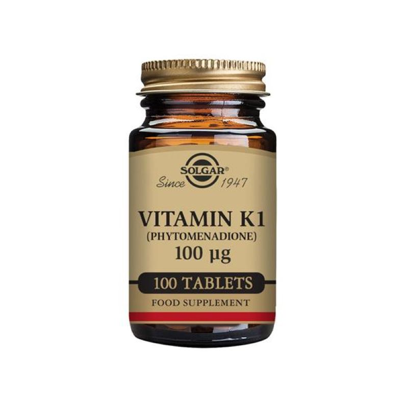 Solgar – Vitamin K1 100μg (100Tablets)