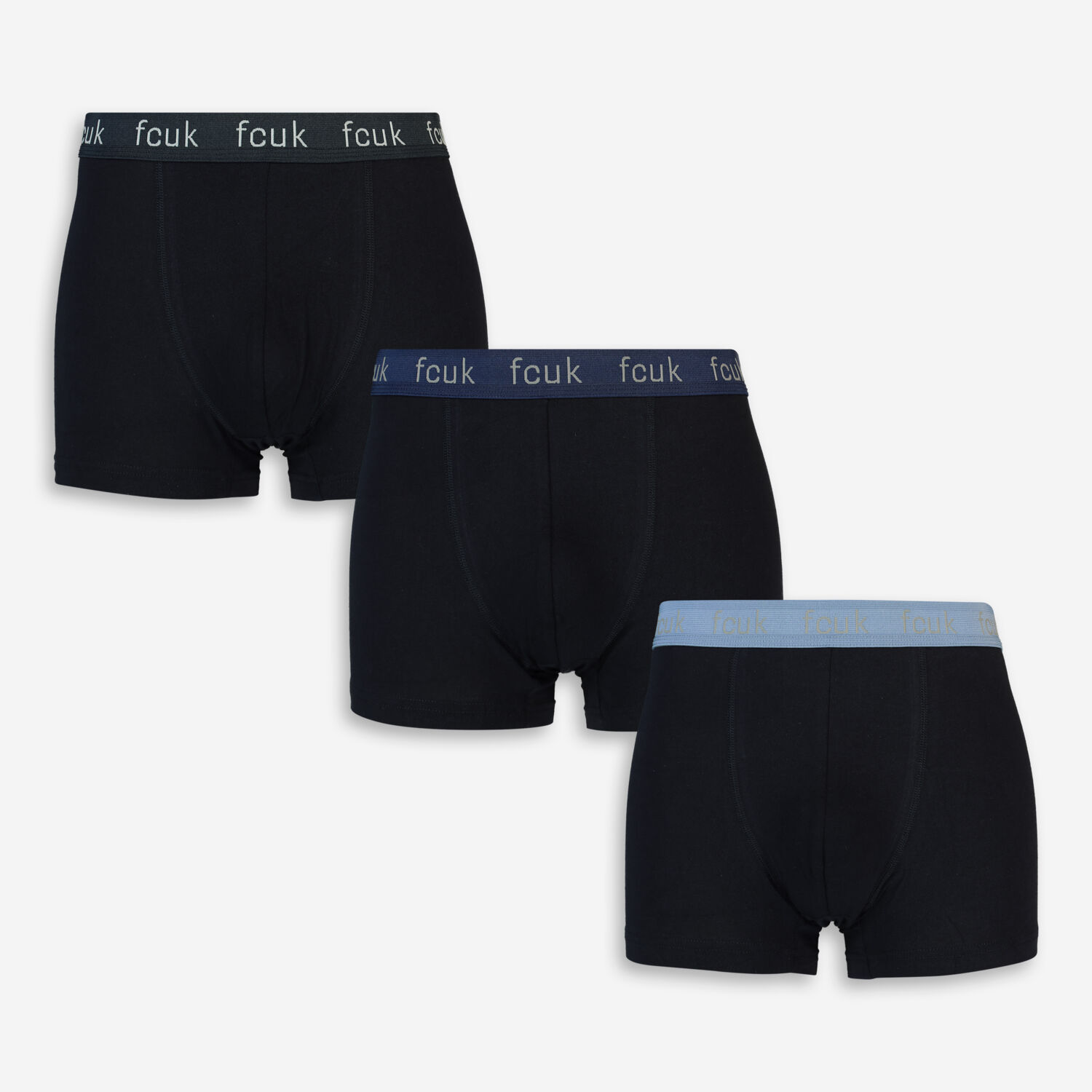 Three Pack Navy Trunks