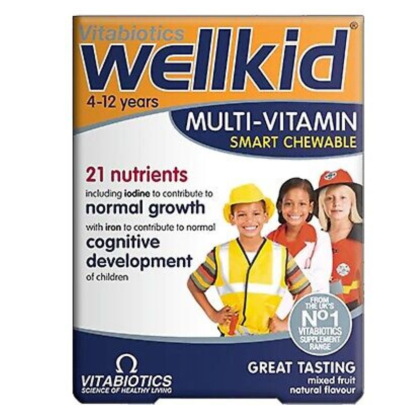 Vitabiotics – Wellkid Smart Chewable (30 Tablets)