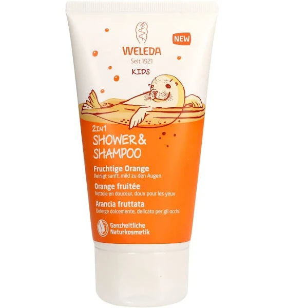 Weleda – Kids 2in1 Shower & Shampoo Fruity Orange (150ml)